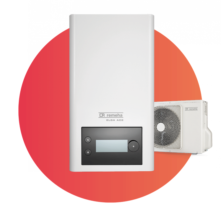 Remeha Elga Ace hybride warmtepomp