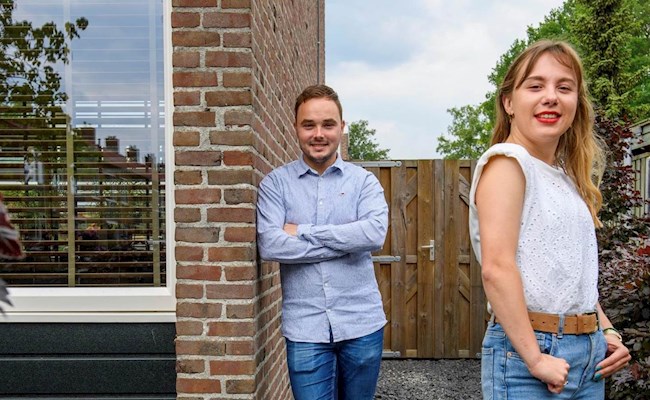 Sinds ze spouwmuurisolatie hebben voelt de woning van Edo en Michelle een stuk warmer.