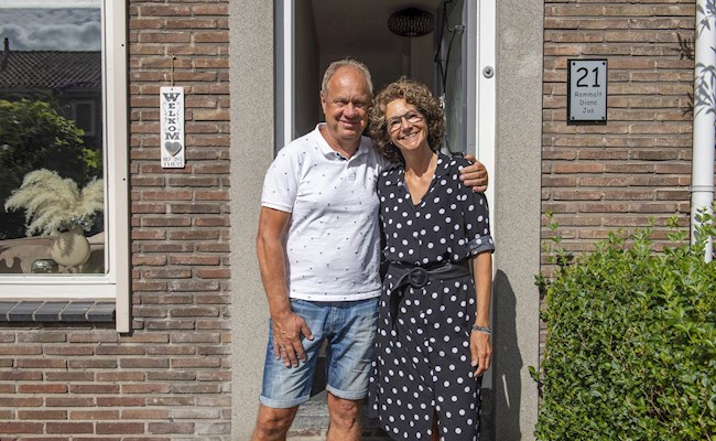 De woning van Remmelt en Diana is comfortabeler dankzij spouwmuurisolatie.