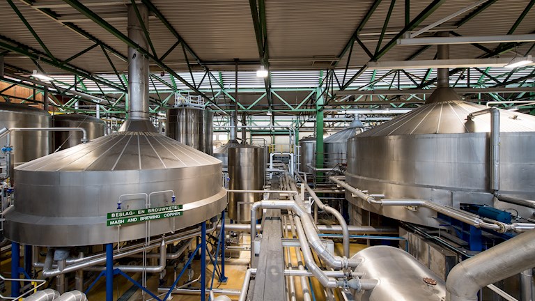Heineken binnenkant bierbrouwerij