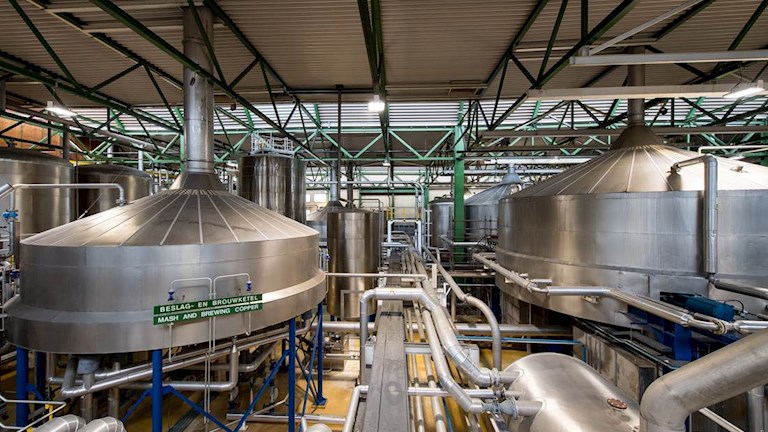 Heineken binnenkant bierbrouwerij