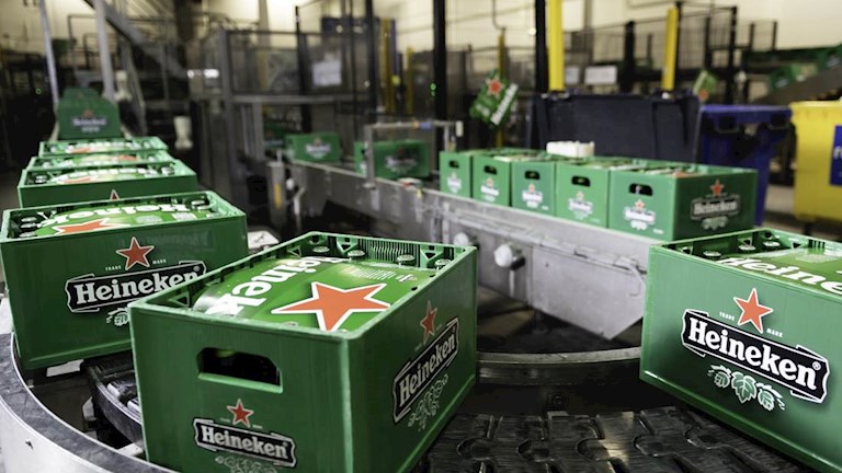 Heineken bierkratten