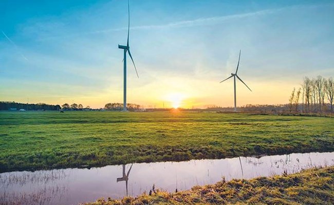 Groene stroom: zon- of windenergie opgewekt in Europa, Nederland of lokale bronnen.