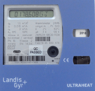 Warmtemeter Landis + Gyr Ultraheat 2WR5